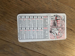 Petit Calendrier Ancien Publicitaire 1920 * L'Ordre & Le Travail , Abondance Et Prospérité * Calendar Almanach Illustré - Small : 1901-20