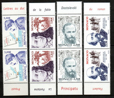 Monaco 2021 Litterature Paire Neuf XX MNH - Neufs