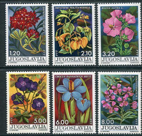 YUGOSLAVIA 1975 Woodland Flowers MNH / **.  Michel 1601-06 - Nuevos