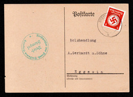 DR Postkarte Dienst STEPENITZ (POM) - Eggesin - 12.4.35 - Mi.D138 - Officials