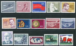 YUGOSLAVIA 1976 Eleven Commemorative Issues MNH / **. - Unused Stamps
