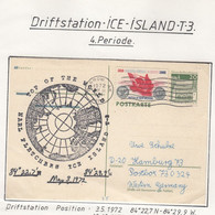 USA Driftstation ICE-ISLAND T-3 Cover Fletcher's Ice Island T-3 Periode 4 Ca  MAY 11 1972 (DR138) - Scientific Stations & Arctic Drifting Stations