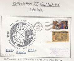 USA Driftstation ICE-ISLAND T-3 Cover Fletcher's Ice Island T-3 Periode 4 Ca MAR 16 1973 (DR138B) - Forschungsstationen & Arctic Driftstationen