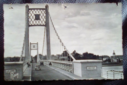 Carte Postale - Ancenis - Le Nouveau Pont Suspendu, Pris De Liré - Ancenis