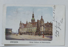 19569 Cartolina - Dresdes - Germania - Konigl. Schloss - VG 1901 - Collezioni E Lotti