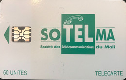 MALI  -   Phonecard  -  SOTELMA  -  SC5 ON (S/E) -  Vert  -  60 Unités - Mali