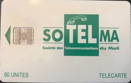 MALI  -   Phonecard  -  SOTELMA  -  SC7 -  Vert  -  60 Unités - Mali