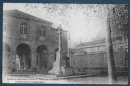 CASTERA VERDUZAN - Place De La Mairie Et Monument Lannelongue - Castera