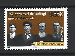 Timbre De Andorre Français Neuf ** N 662  Vendu Au Prix De La Poste - Unused Stamps