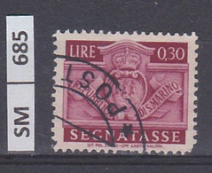 SAN MARINO   1945	Segnatasse, L.  0,30 Usato - Usados