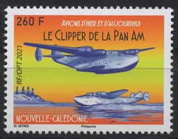 Nouvelle-Calédonie 2021 - Hydravion Le Clipper De La Pan Am - 1 Val Neuf // Mnh - Ungebraucht