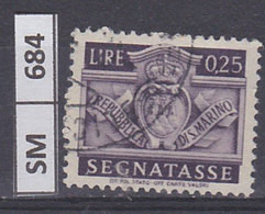 SAN MARINO   1945	Segnatasse, L.  0,25 Usato - Usados
