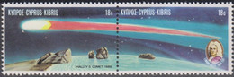 SPACE - Halley - CYPRUS - Pair MNH - Collections