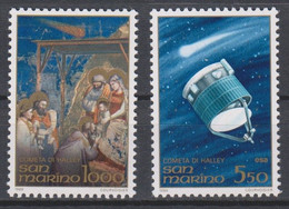 SPACE - Halley - SAN MARINO - Set 2v MNH - Sammlungen