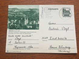 SCH3613 BRD Ganzsache Stationery Entier Postal P 89 DV A30/234 Schöntal/Jagst - Illustrated Postcards - Used