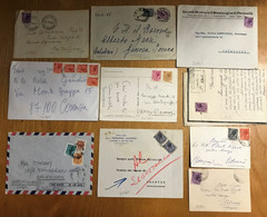 Italia/Italy/Italie: Lotto Di 10 Documenti Postali, Lot Of 10 Postal Documents, Lot De 10 Documents Postaux - Lotti E Collezioni