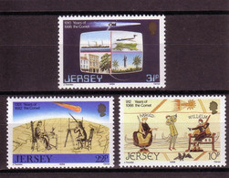 SPACE - Halley - JERSEY - Set 3v MNH - Sammlungen