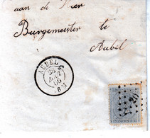 AUBEL - 1865-1866 Profil Gauche