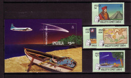 SPACE - Halley - ANGUILLA - S/S+Set 4v MNH - Sammlungen