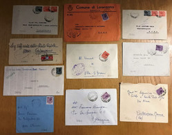 Italia/Italy/Italie: Lotto Di 10 Documenti Postali, Lot Of 10 Postal Documents, Lot De 10 Documents Postaux - Lotti E Collezioni