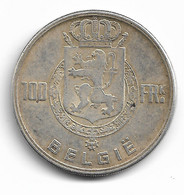 BELGIQUE - 100 FRANCS 1949 EN NEERLANDAIS ARGENT - 06. 100 Franchi