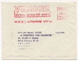 FRANCE - Env. EMA De Paris VIII - 1956 - VENDRE, La Revue Qui Vous Fait Vendre - EMA (Empreintes Machines à Affranchir)
