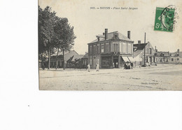 60 - NOYON - Place Saint Jacques. Animée, CPA Ayant Circulé En 1913. BE. - Noyon