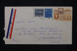 CUBA  - Enveloppe De Habana Pour La Suisse En 1955  - L 111685 - Cartas & Documentos