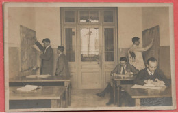 42  SAINT  ETIENNE  CARTE-PHOTO -   ECOLE NATIONALE SUPERIEURE DES MINES SALLE  D ETUDES - Saint Etienne