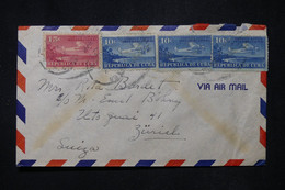 CUBA - Enveloppe  Pour La Suisse Par Avion  - L 111693 - Storia Postale
