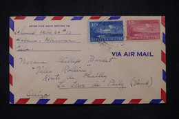 CUBA - Enveloppe De Habana Pour La Suisse Par Avion - L 111695 - Briefe U. Dokumente