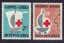 AFRIQUE DU SUD - Centenaire De La Croix-Rouge - Y&T N° 273-274 - 1963 - MNH - Unused Stamps