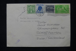 CUBA - Enveloppe De Habana Pour La Suisse En 1954 - L 111699 - Brieven En Documenten