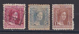 Luxembourg Timbres Oblitéré Y&T N °  95  99  107 - 1914-24 Marie-Adélaida