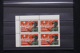 SUISSE - Vignettes Militaire En Bloc De 4 - L 111720 - Labels