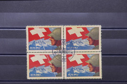 SUISSE - Vignettes Militaire En Bloc De 4 Avec Oblitération - L 111723 - Labels