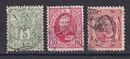 Luxembourg Timbres Oblitéré Y&T N °  50  59  60 - 1882 Alegorias