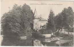 SAINT-LOUP SUR SEMOUSE   70  HAUTE SAONE  CPA  VILLA DES PERVENCHES - Autres & Non Classés