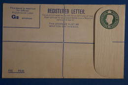 AJ3 GRANDE BRETAGNE  BELLE LETTRE ENTIER RECOM.  1935 ++++ NON VOYAGEE - Lettres & Documents