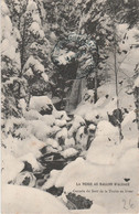 LEPUIX   90 TERRITOIRE DE BELFORT   CPA  CASCADE DU    SAUT DE LA TRUITE EN HIVER - Autres & Non Classés