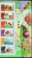 C 4028 Brazil Stamp Beneficial Insects Bee Dragonfly Mantis Scroll Dust Microwaspa Ladybug Mercosul 2021 With Vignette - Nuevos