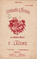 Sérénade à Ninon" >02/12) Partition Musicale Ancienne > - Chant Soliste