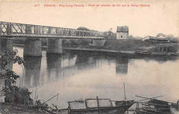 Tonkin:    Phu-Lang-Thuong     Pont Du Chemin De Fer         (voir Scan) - Vietnam