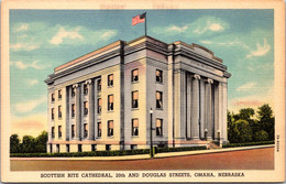 Nebraska Omaha Scottish Rite Cathedral Curteich - Omaha