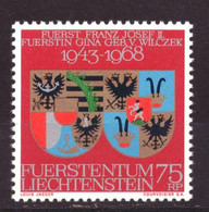 Liechtenstein 496 MNH ** (1968) - Unused Stamps