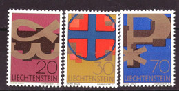 Liechtenstein 482 T/m 484 MNH ** (1967) - Unused Stamps