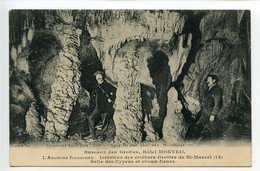Bidon Grottes De Saint Marcel Salle Des Cyprès Et Choux Fleurs - Andere Gemeenten