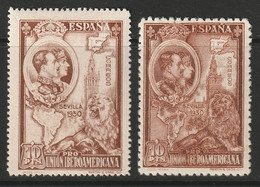 Spain 1930 Sc 447-8 Espagne Ed 580-1 Yt 471-2 MNH** (447 MLH*) - Nuevos