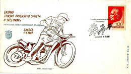 JUGOSLAVIA - 1967 ZAGREB Campionato Mondo SPEEDWAY Su Busta Speciale - 6016 - Motos
