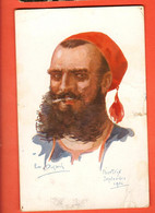 ZKI-30 Illustrator Emile Dupuis Nos Poilus No 12 Bertrix Luxembourg Belge. Septembre 1914. Circulé 1915 Vers La Suisse - Dupuis, Emile